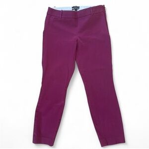J. Crew Rich Burgundy Trousers